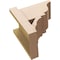 Ekena Millwork 8-in W x 12-in D x 12-in H Balboa Trad Rough Cedar Woodgrain TimberThane Outlooker, Primed Tan OUTUR080X12X12BOA04RCPR - alternate 4